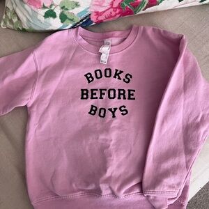 Rabbit Skins Pink Sweatshirt size 5/6